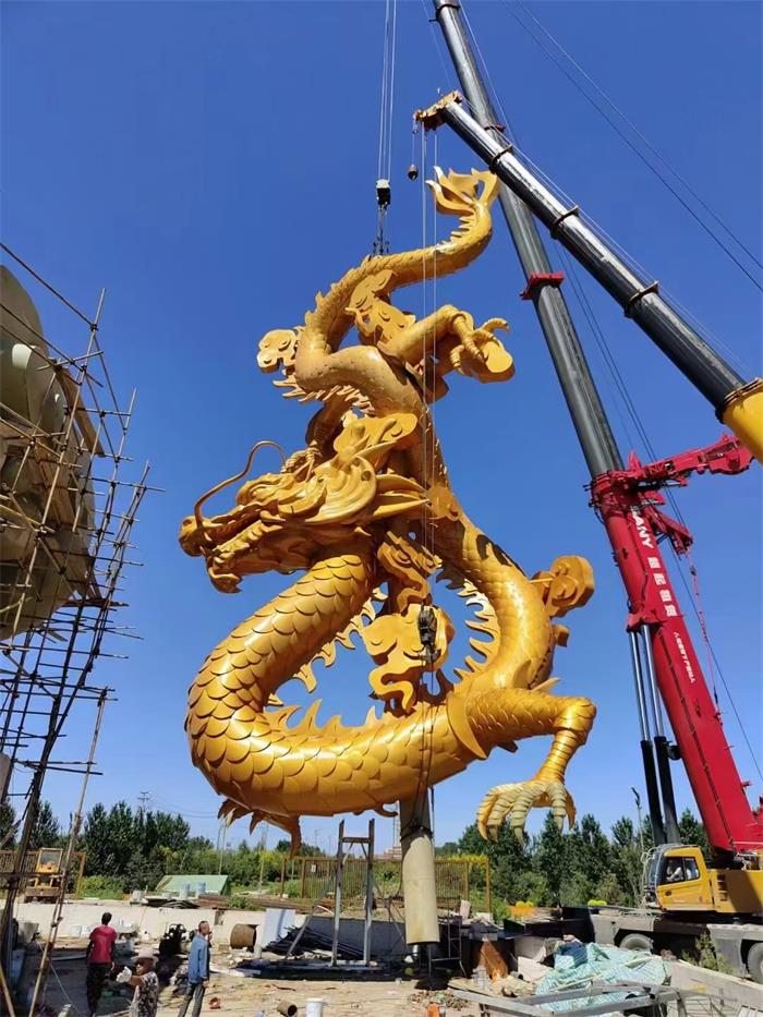 大型龙雕塑案例